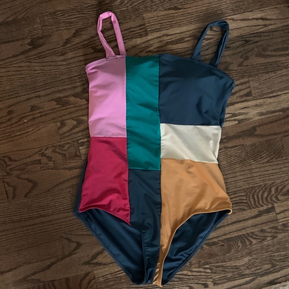 Nani Swimwear Other - LAST CHANCE! Nani Navy Pink Colorblock One Piece Swimsuit